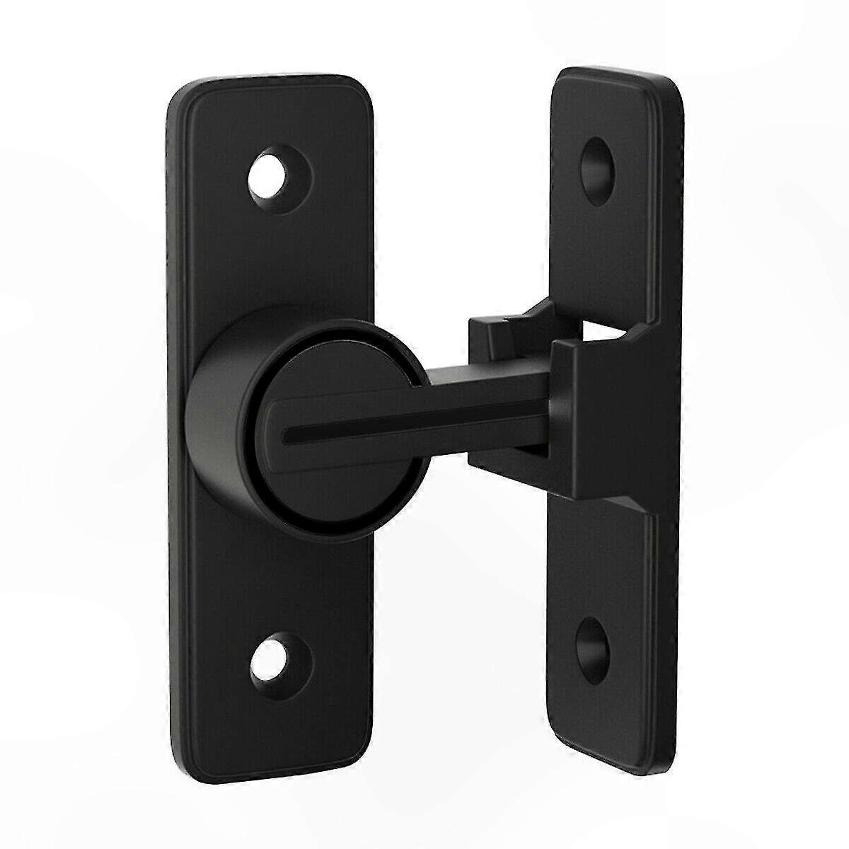 Heavy Duty Sliding Door Latch with 90 Degree Lock Mechanism for Barn and Gate Use