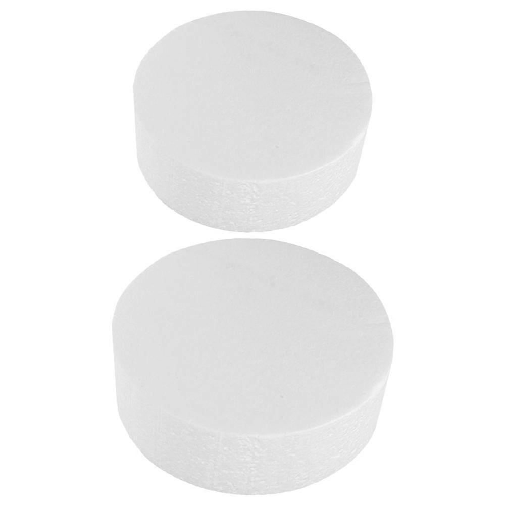 Simulation Cake Model Round Diy Crafts Handicraft Enthusiasts 10 Inch 2Pcs
