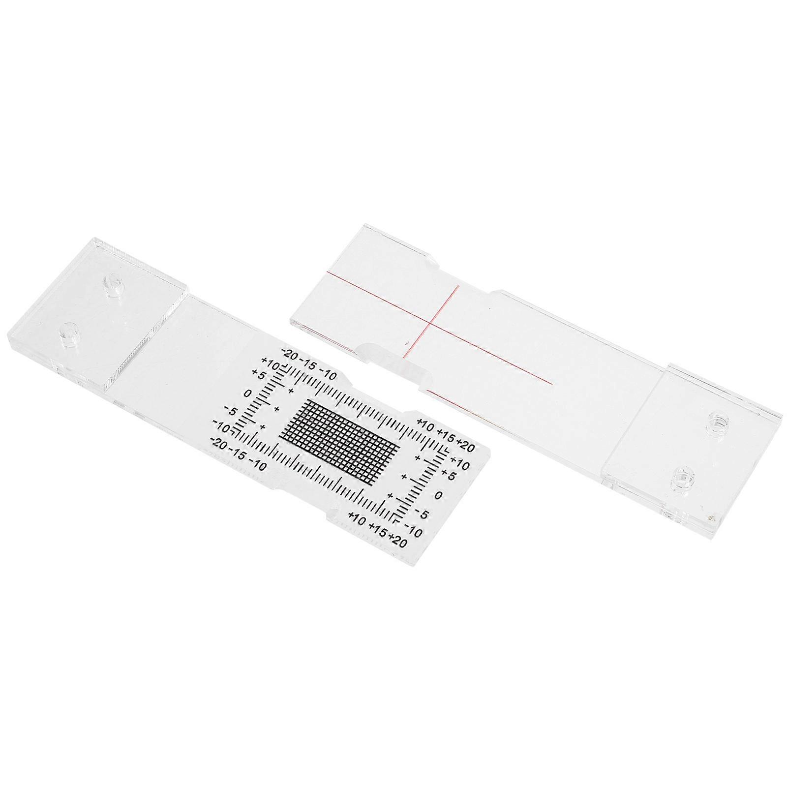 Crack Measuring Ruler for Width Gaps and Architectural Use 1 Set