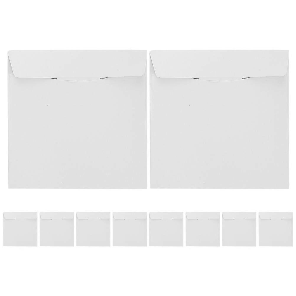 Cd Storage Case White Cardboard Mailing Envelopes For Djs Scratch Protection 10Pcs