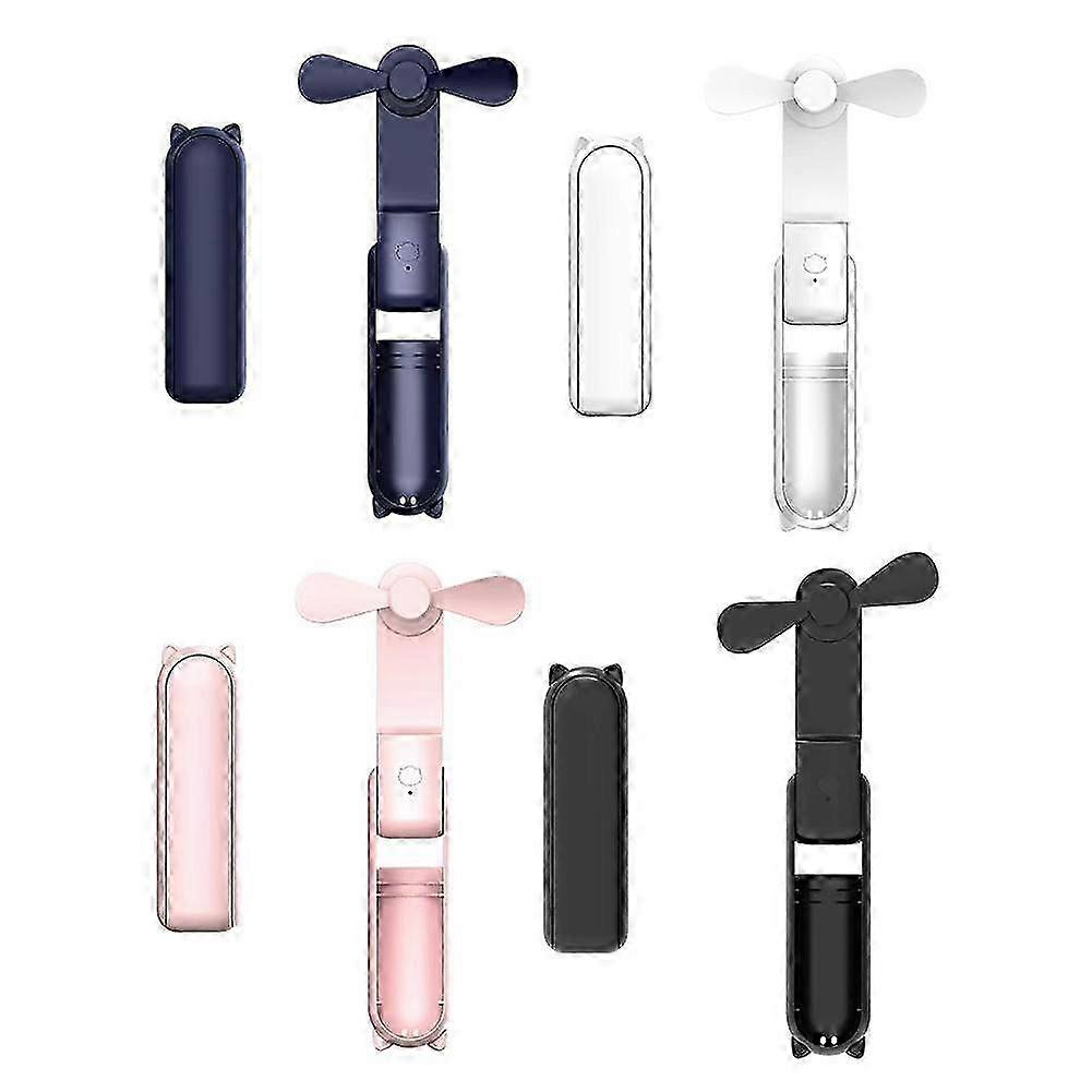 3-in-1 Handheld Mini Fan – USB Rechargeable, Power Bank & Flashlight 2025