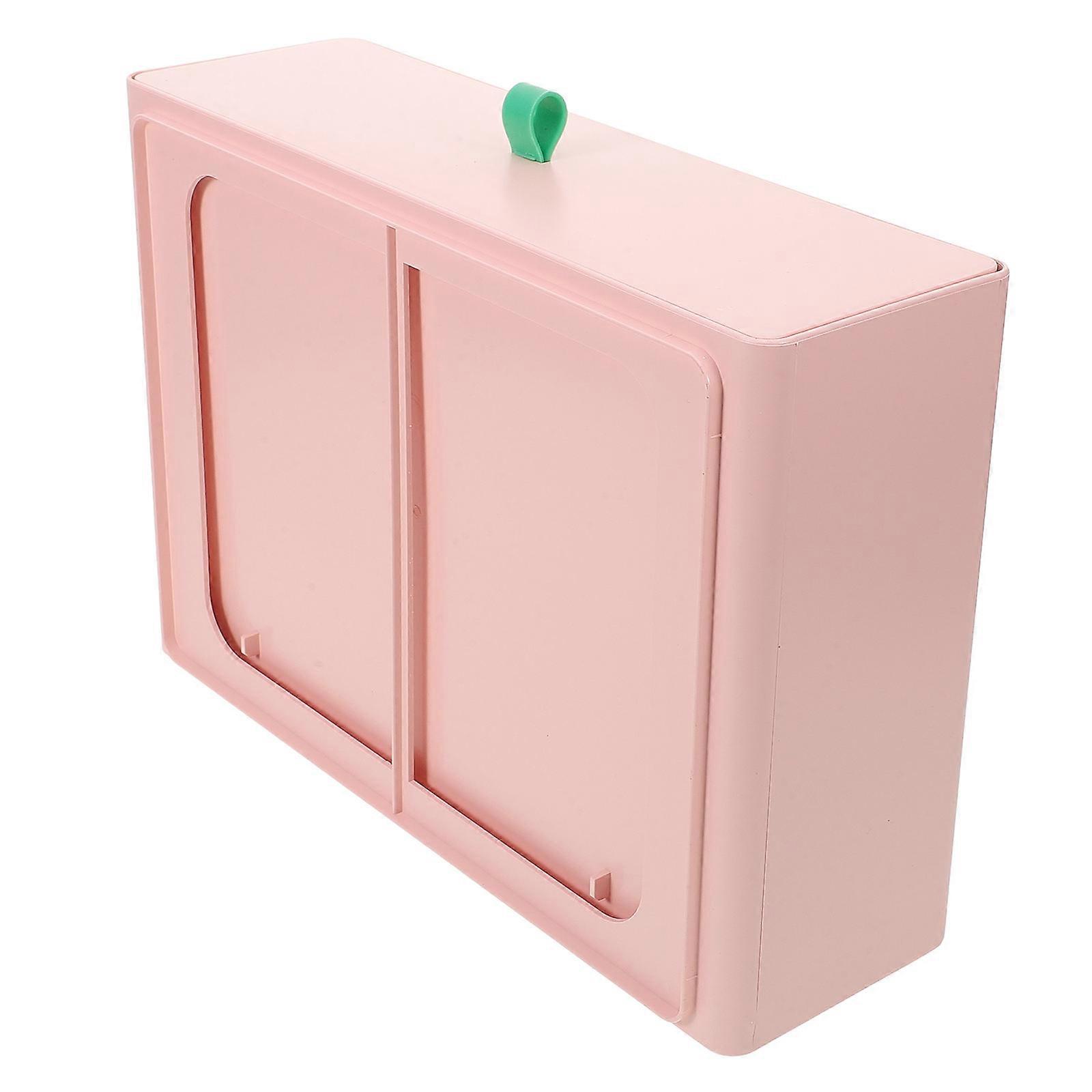 Desktop Drawer Storage Box Modern and Simple Design Home Organization Pink 32x23cm Key Storage 1Pcs