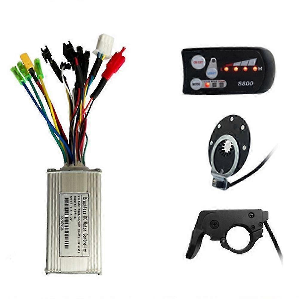 24V 36V 48V 250W 350W E-Bike LCD Ekran Ölçer S800 LCD Ekran 17A Üç Modlu Sinüs Kontrol Cihazı