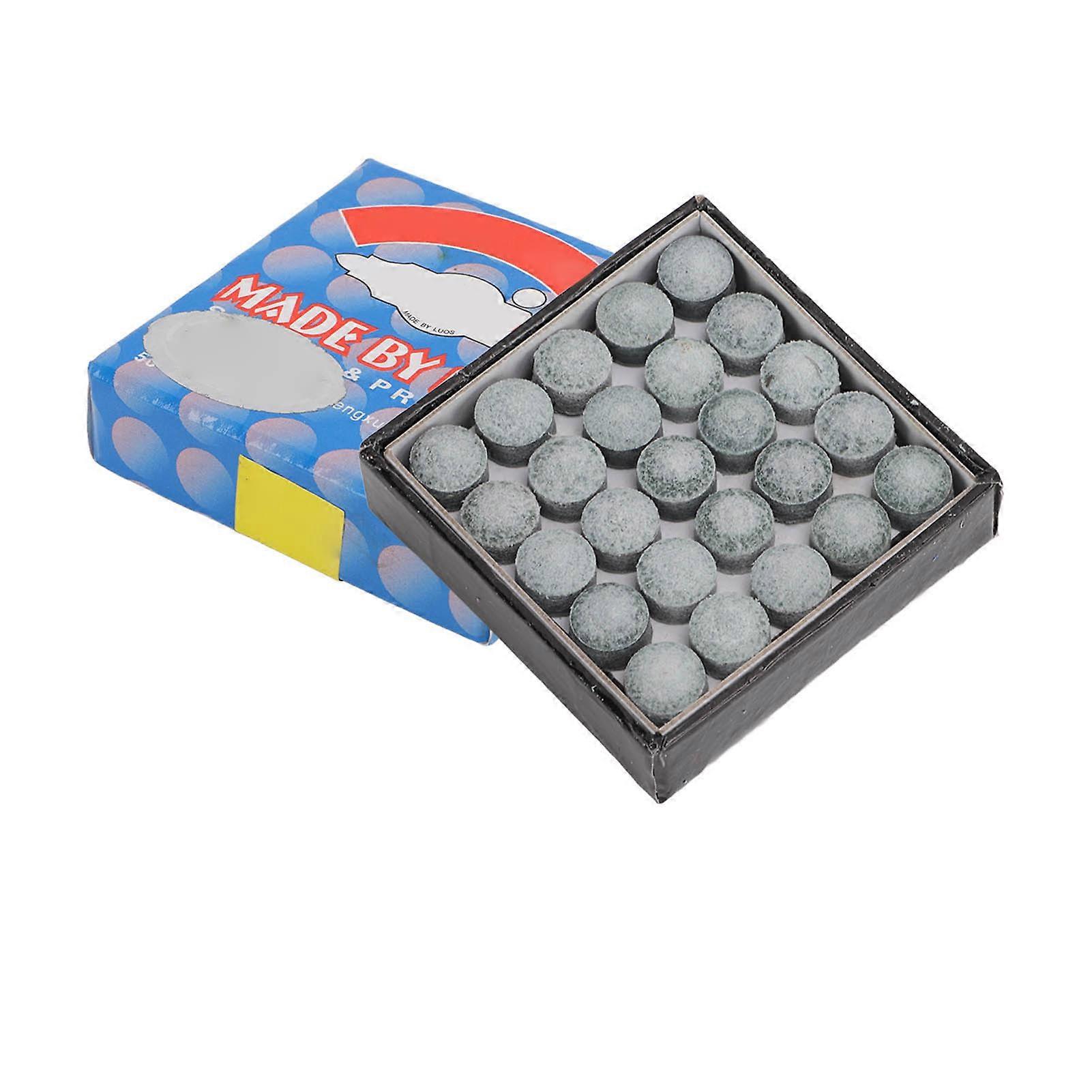 50Pcs Snooker Pool Cue Tips Grade A Leather Billiard Cue Stick Tip Replacement Tool for Daily Use Training12mm 