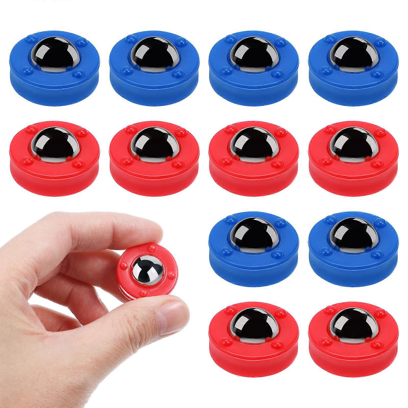 12Pcs Round Table Football Rolling Beads Replacement For Table Football Gaming Assorted Color Enhancement