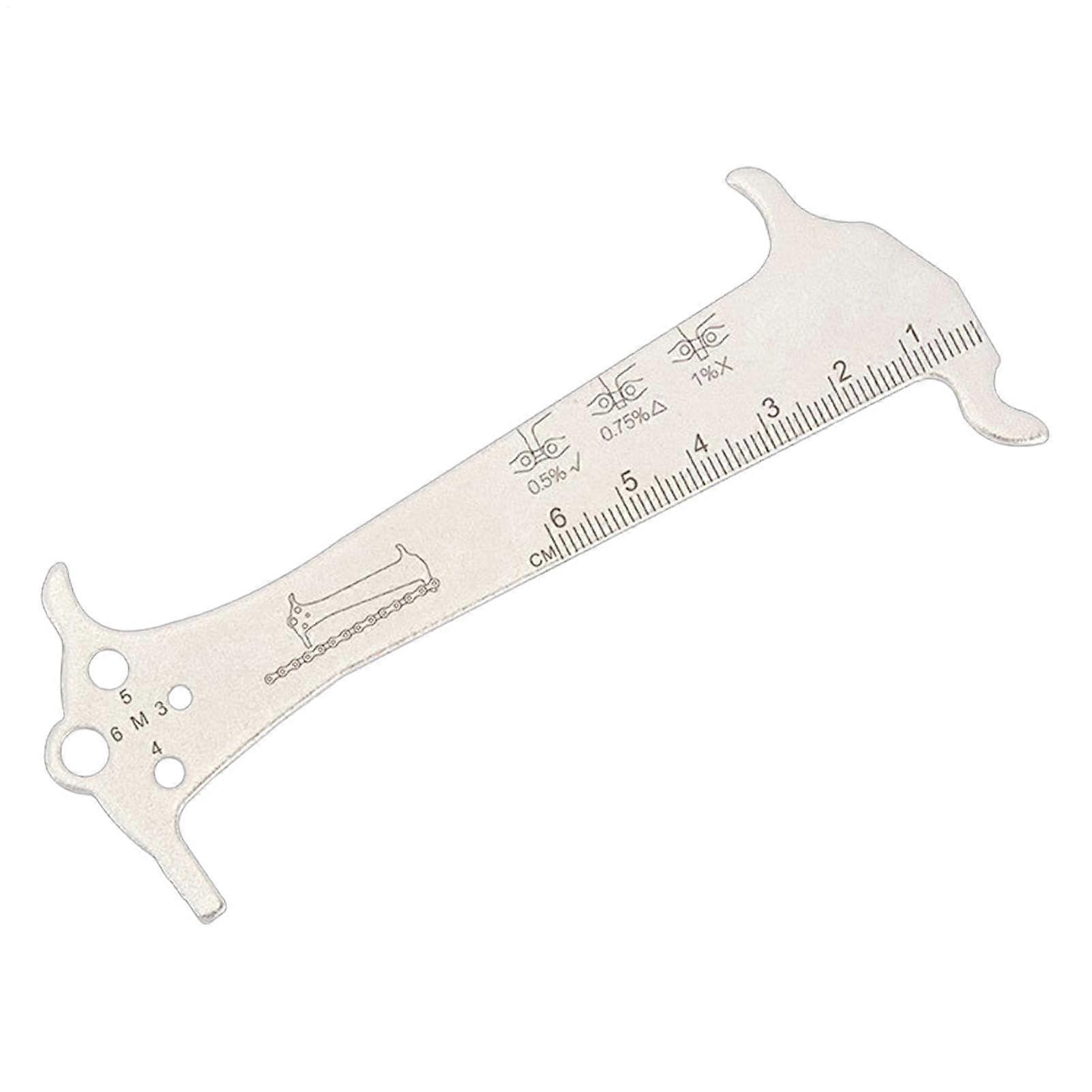 Chain Knife 3 In 1 Wear Indicator Tool For Bicycle Chains Measuring Ruler For Mountain Bikes Compatible With Most Chains