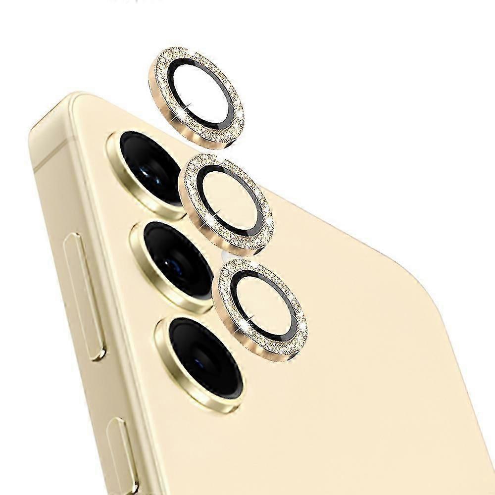 Type B NORTHJO 1 Set For Samsung Galaxy S24 Glitter Scratch-proof Camera Lens Protector Tempered