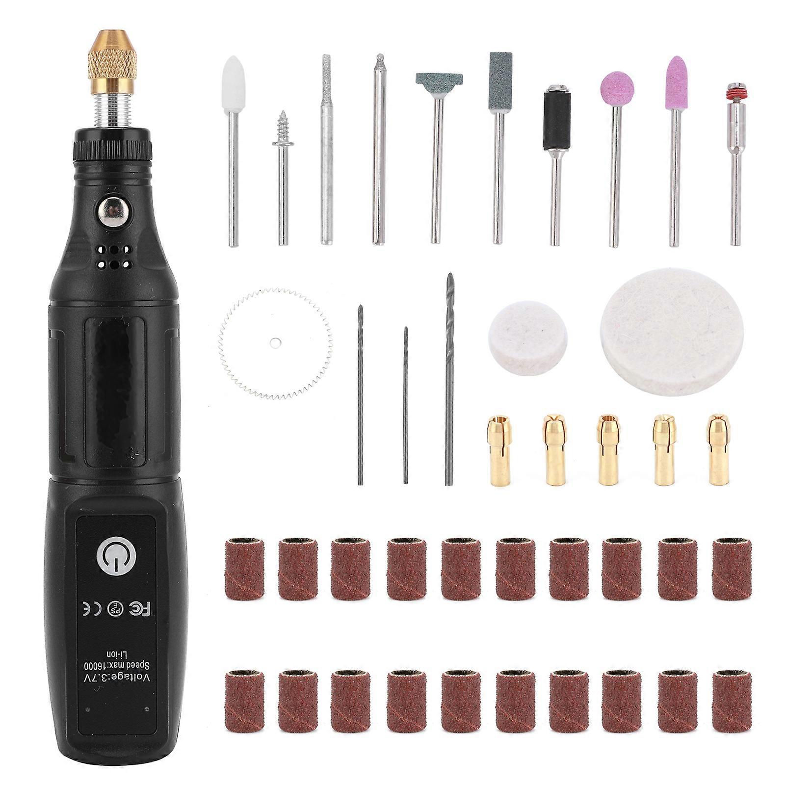 1-Speed USB Rechargeable Mini Electric Grinder & Drill