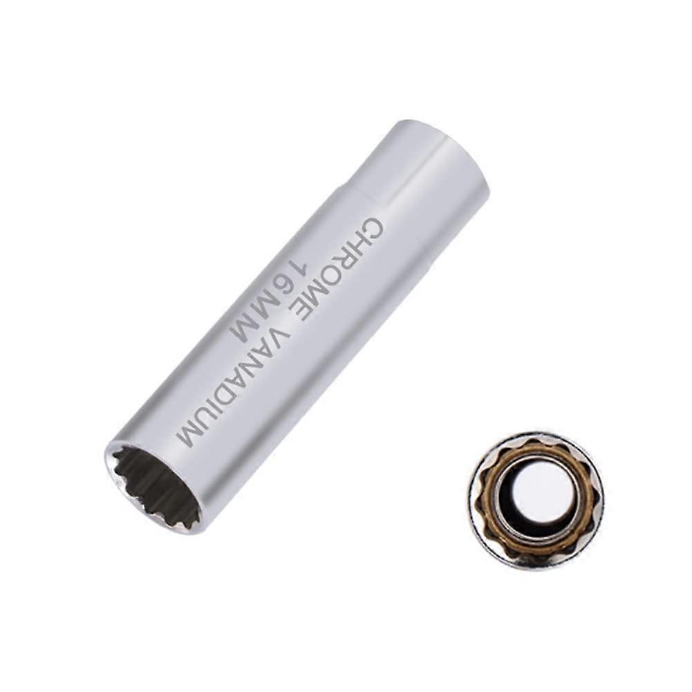 Car Spark Plug Removal Tool 12 Mm, 14 Mm, 16 Mm Spark Plug Socket, Ratchet Wrench, Shrapnel-Style Magnetic-Style