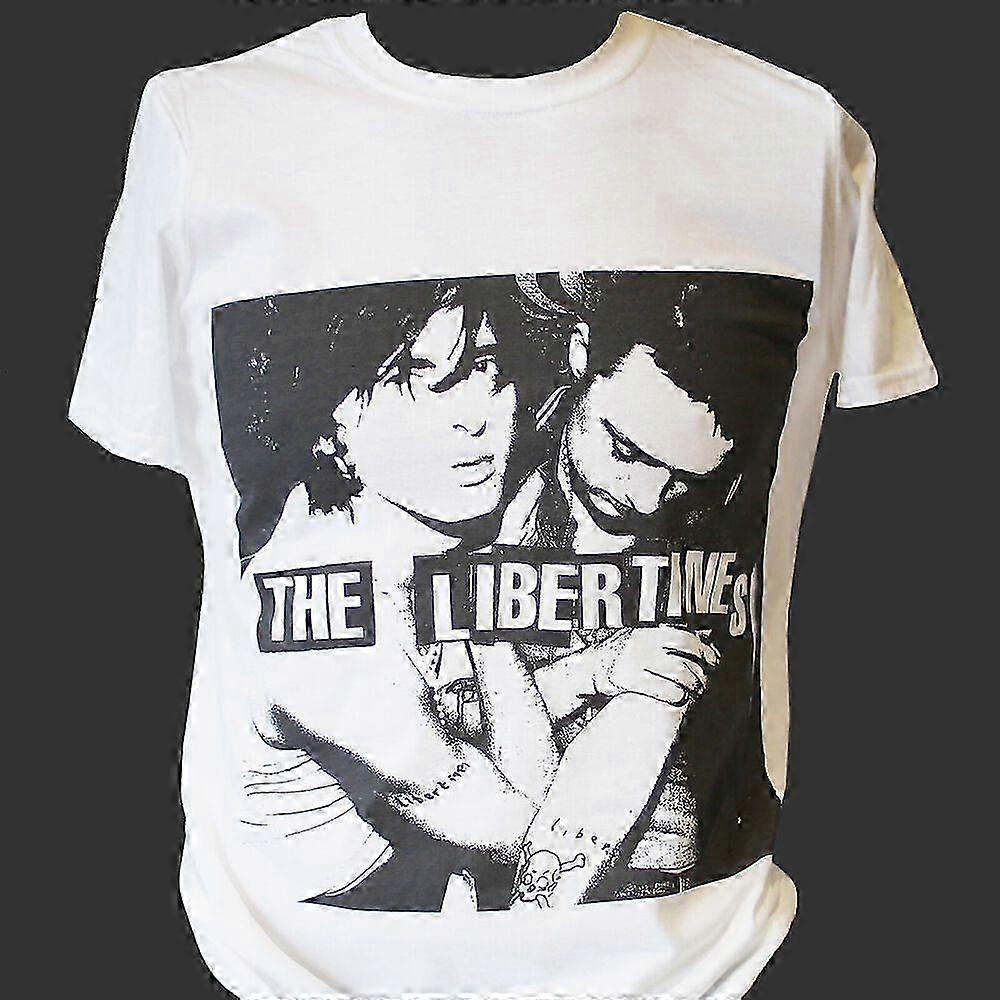 THE LIBERTINES PUNK ROCK تي شيرت للجنسين جلدان