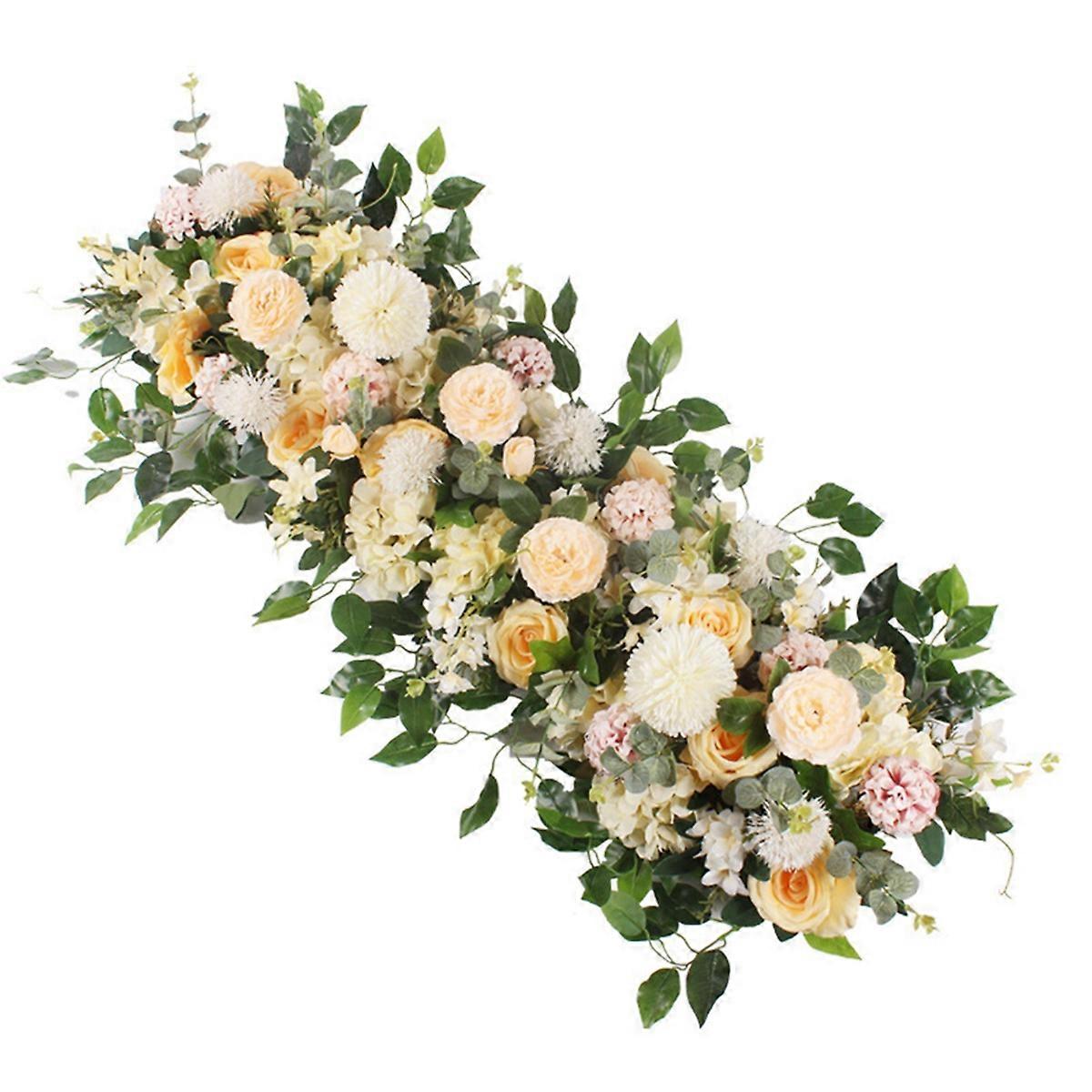 100cm Wedding Floral Wall Decorations Wedding Decorations Yellow