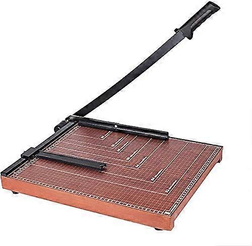 Cutter Papierschneider A4 Guillotine Paper Cutter with Wooden Base for Precision Cutting of Postcards and Standard Paper