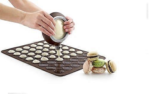 Set de cuisson de macarons avec Decomax et tapis, Silicone, Coloré, 15 x 10 x 8 cm Réf : 5225
