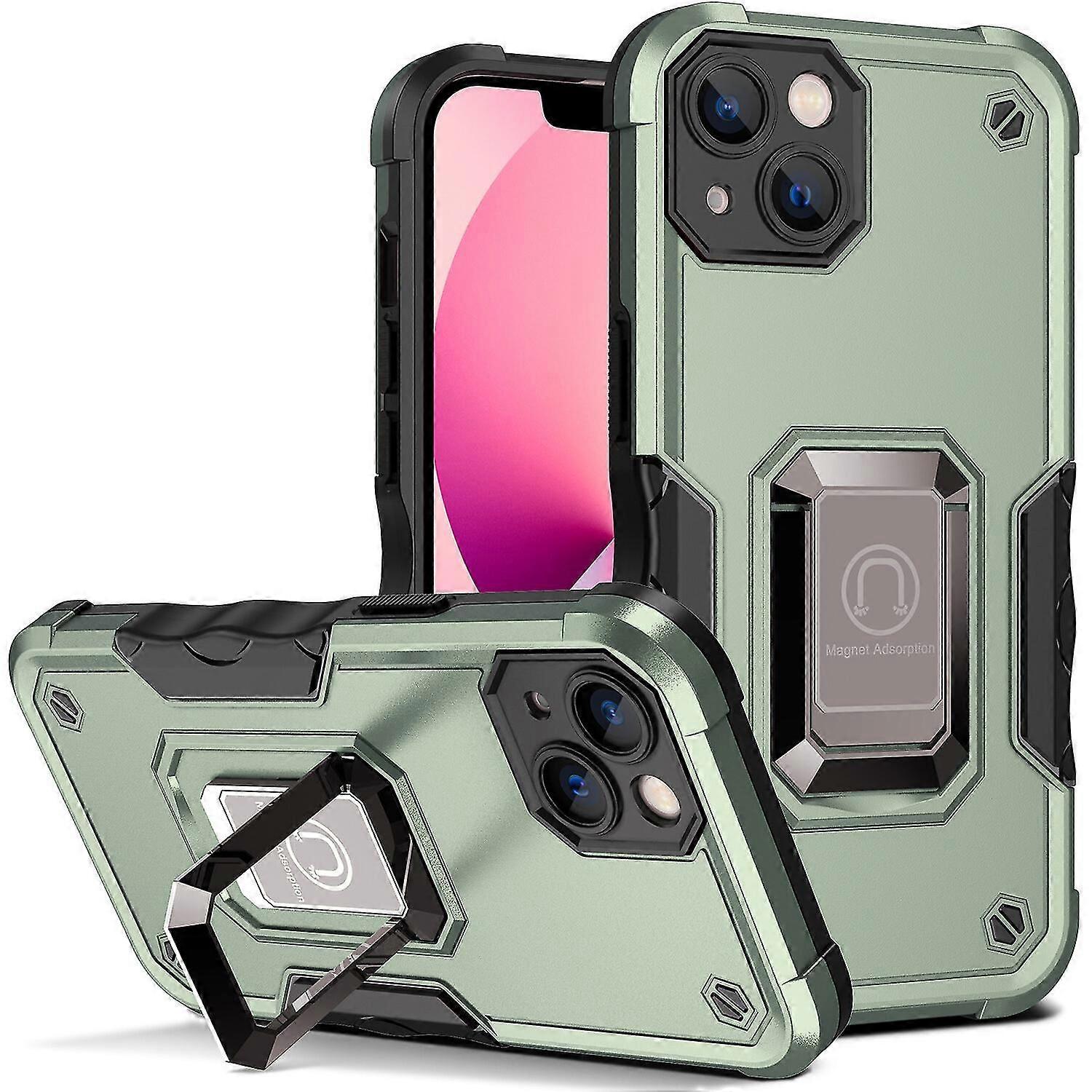 Case for iPhone 13 Shockproof Magnetic With Ring Holder