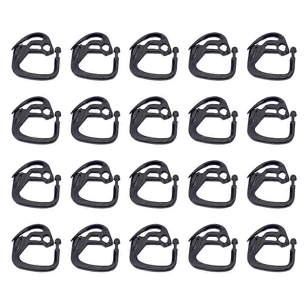 50pcs Outdoor Shade Net Clips and Fasteners with Hanging Hooks for