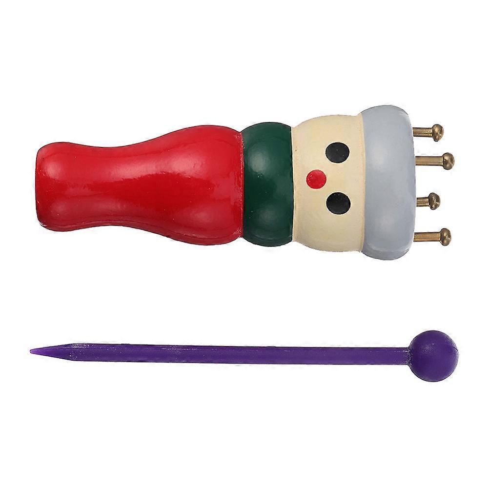 Wood Yarn Knitting Tool Craft Accessories For Beginners With Assorted Color 2 Sets
