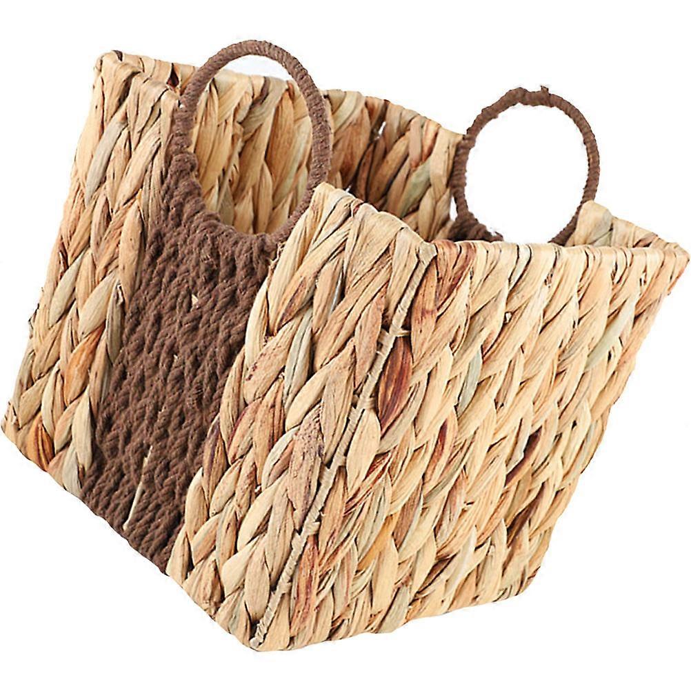 Zero Snack Storage Basket Woven Basket for Storage Use with Handles