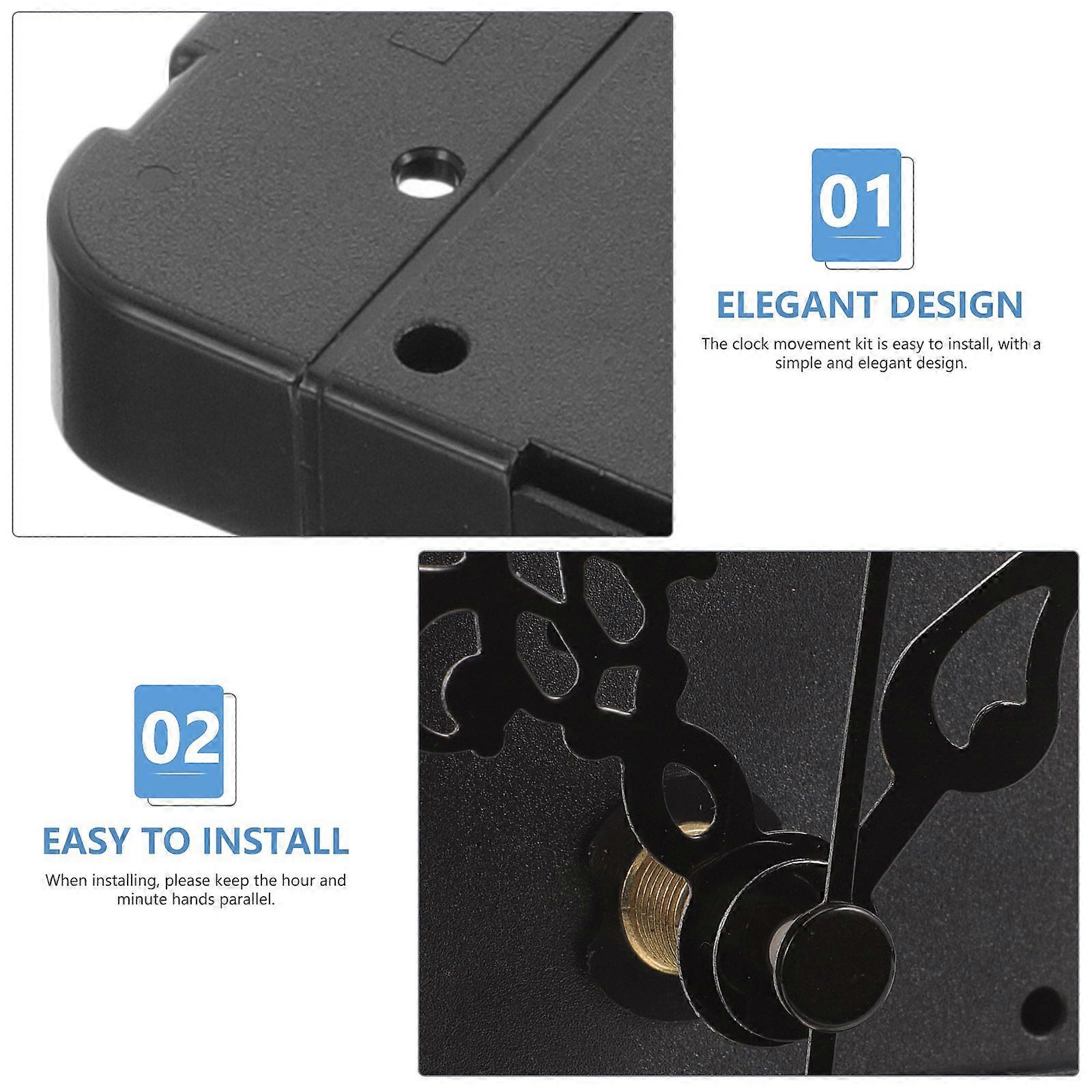1 Set Clock Movement Reverse Clock Motor Battery Powered Replacement Clock Kit