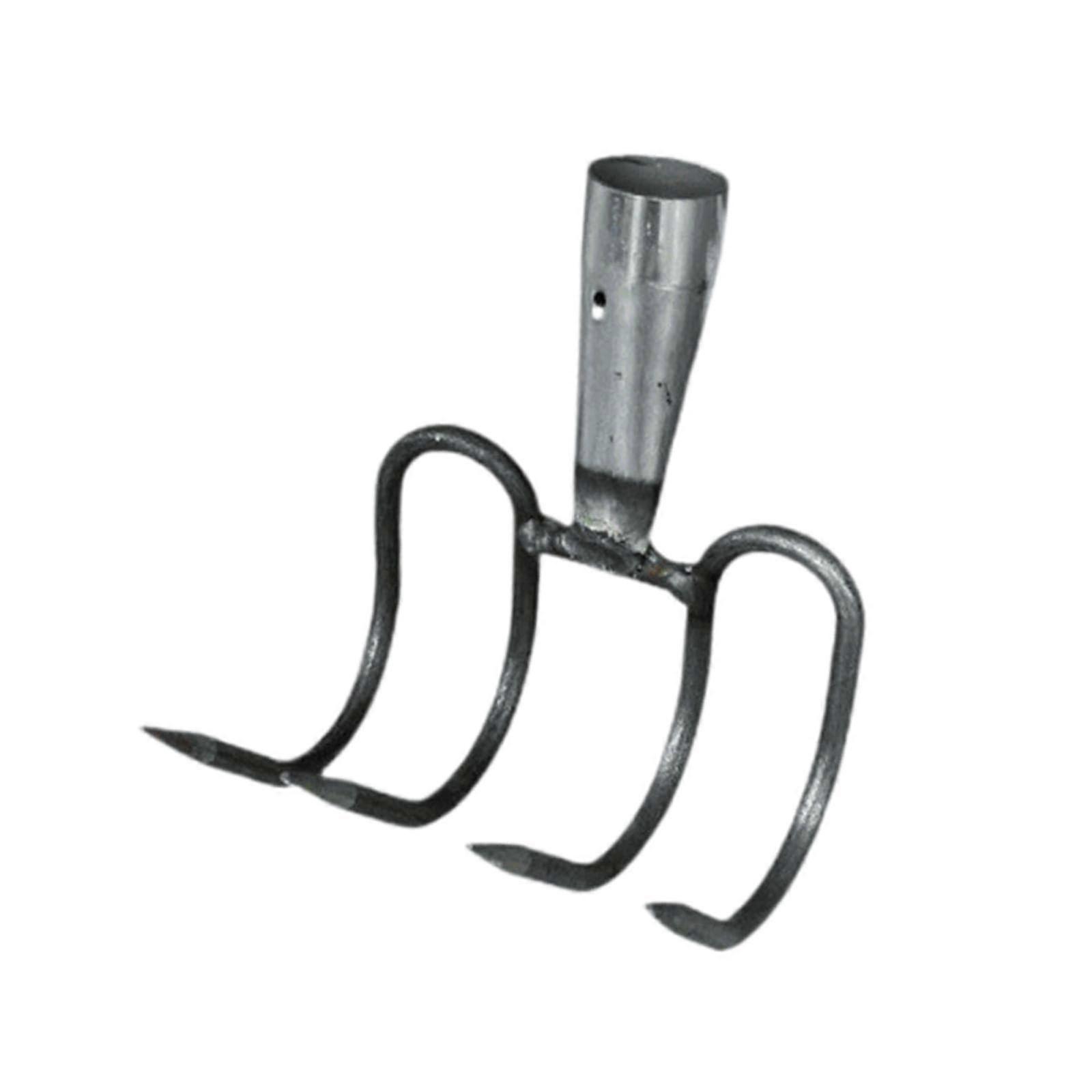 Steel Replacement Head for Garden Rake, Versatile Leaf Rake Tool for Cultivation, Lawn Collection and DIY Projects