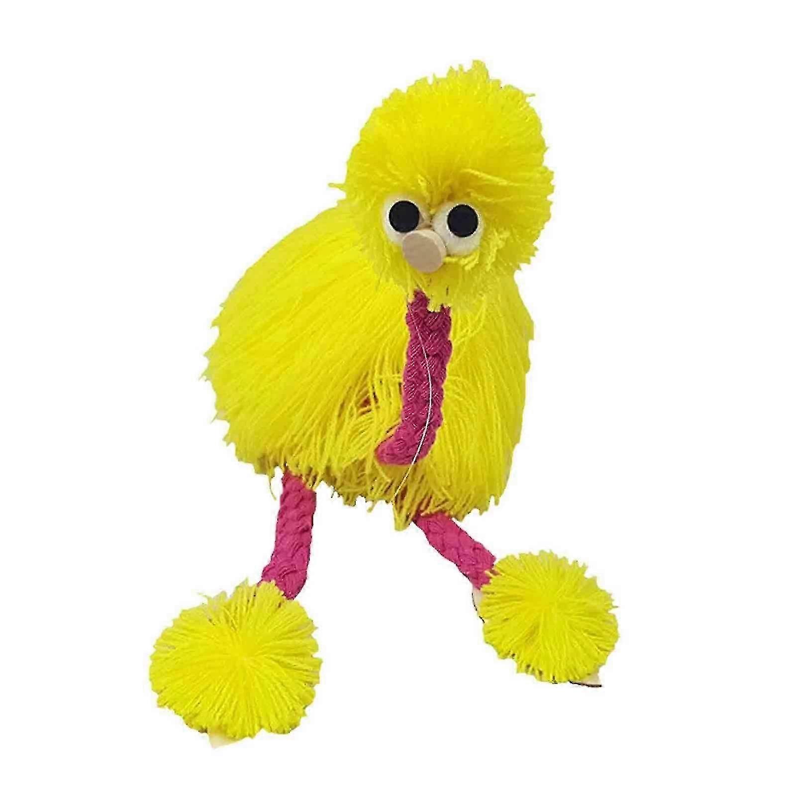 Ostrichs Marionette Puppet Wooden Marionette Toy Funny Marionette String Puppet Fast