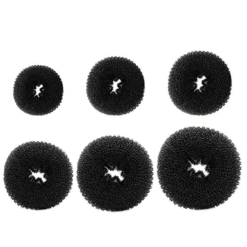 6pcs Hair Bun Makers for Women – Comfortable Donut Chignon Tools for Updos, Suitable for Parties and Daily Use
