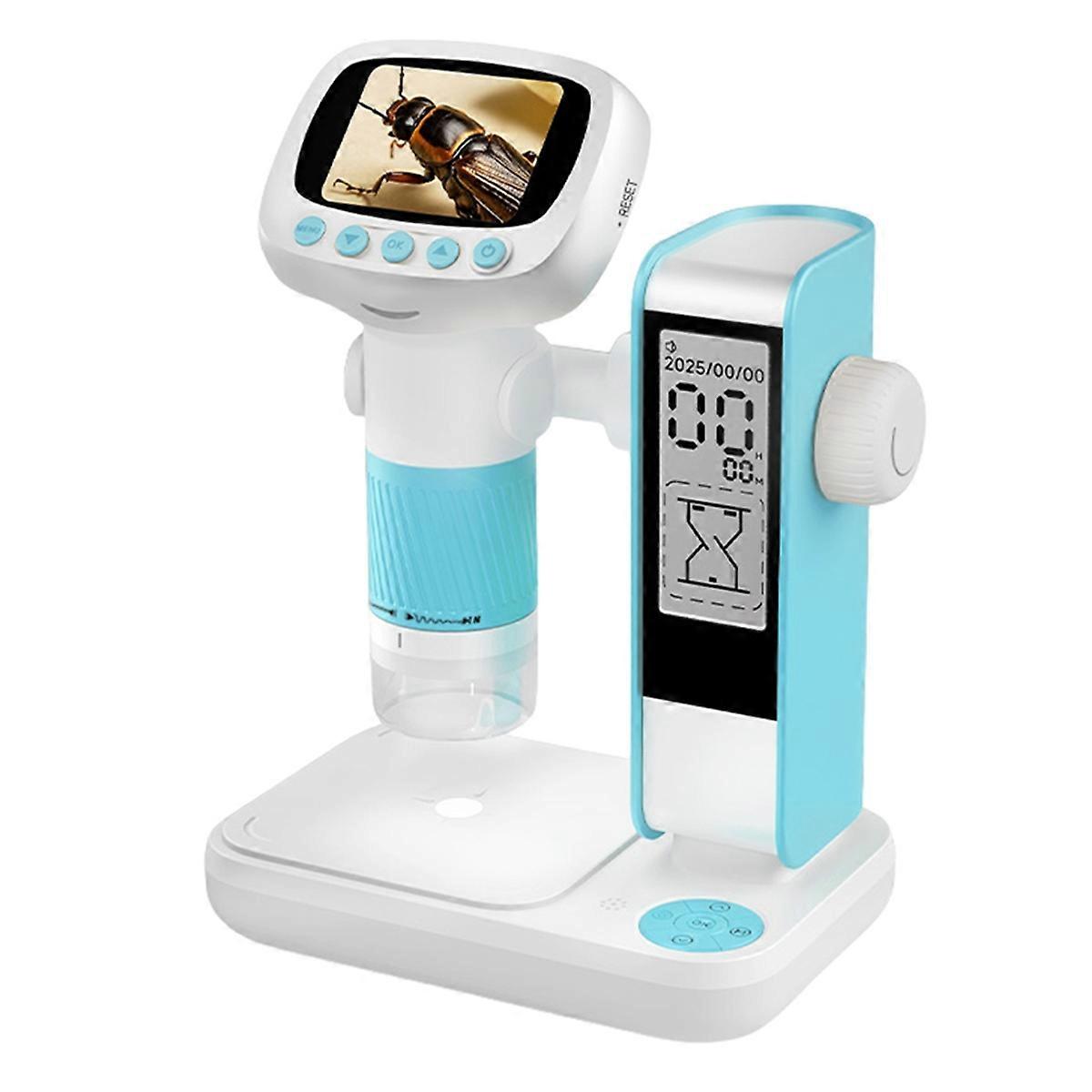 Microscope for Kids 2In IPS Screen Portable Handheld Magnifying Glass