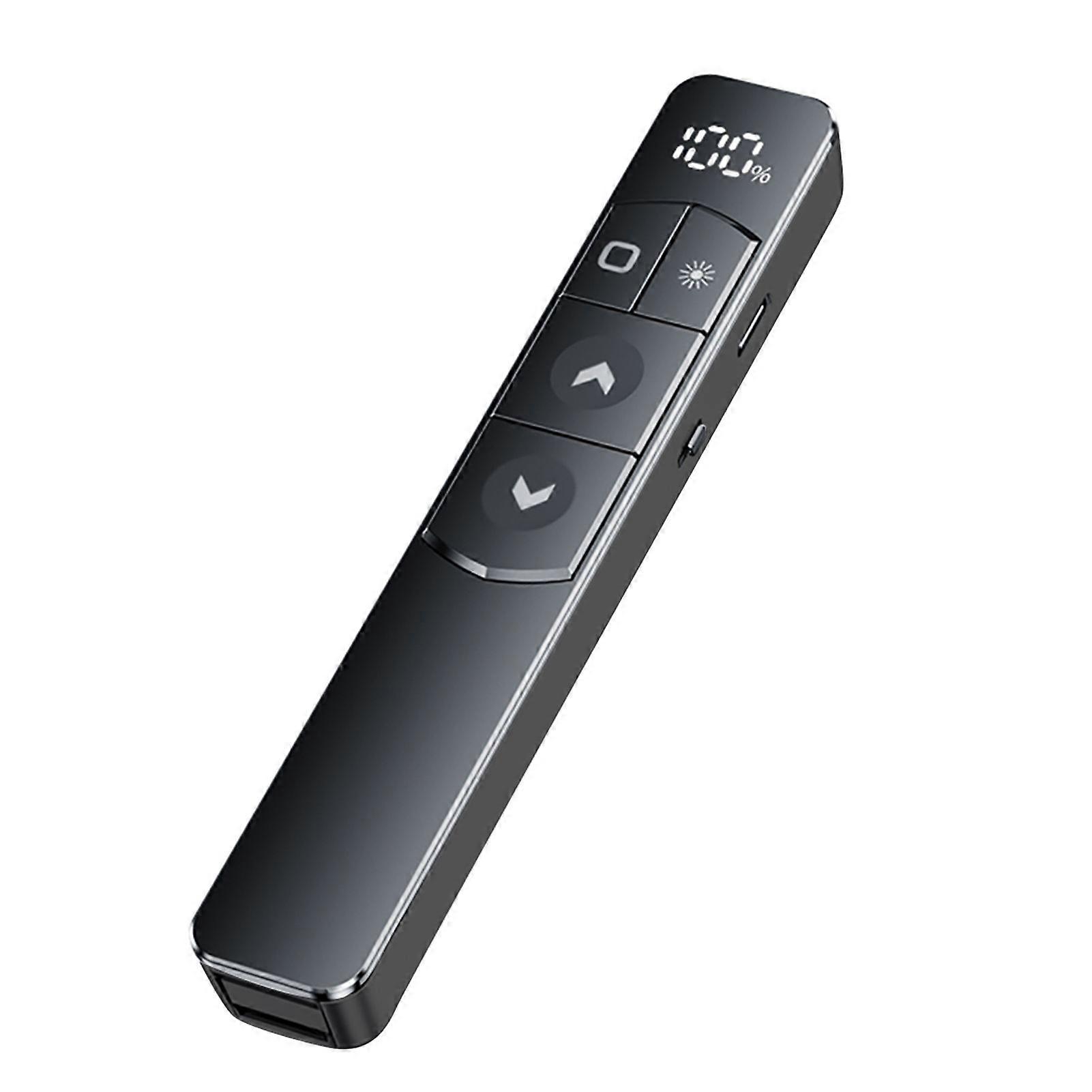 Laser Presentation Pointer 2.4G Wireless for PowerPoint PPT Compatible with MAC/Windows/Linux System for Mac Laptop Computer Support Page Turning Hype