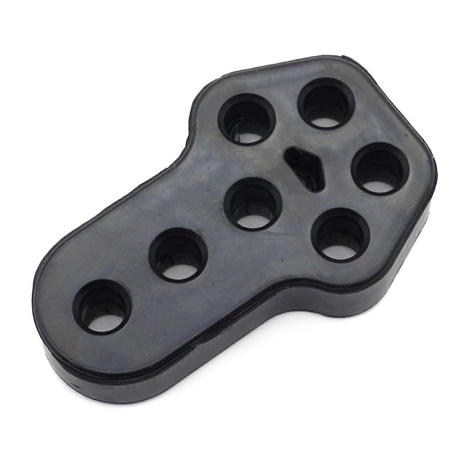 Car Exhaust Hanger Bushing Rubber Insulator Mount For Noise Reduction Secure Muffler Auto Maintenance 11mm Hole Noise Dampening Black