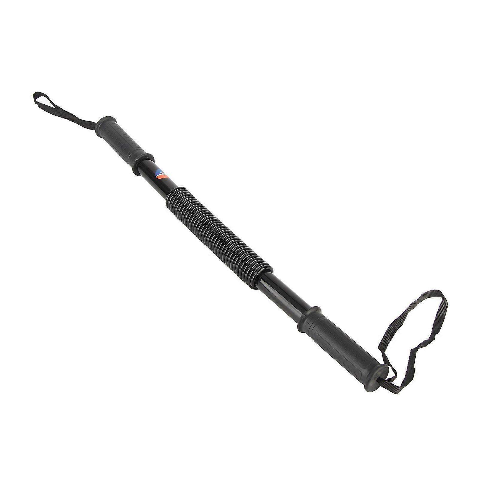20Kg Spring Bar Exerciser Black High Strength Reliable Sturdy Versatile Power Spring Arm Bar for Fitness