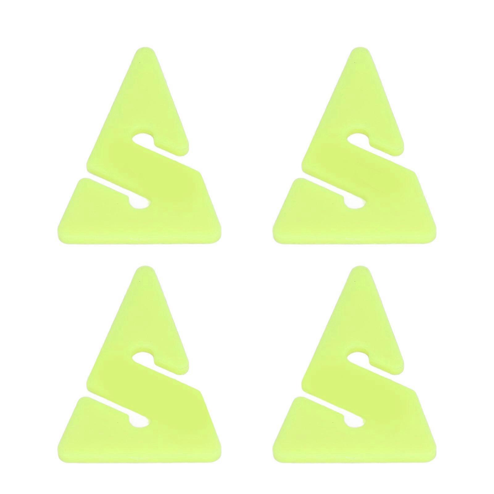 4Pcs Scuba Wreck Dive Line Arrow Marker ABS Triangle Shape Guide Rope Indicator for Techical Cave Diving Diver