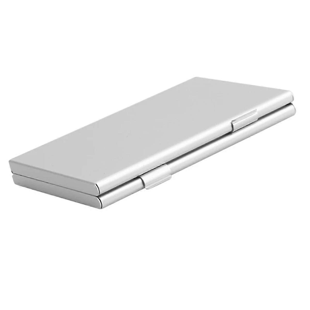 Aluminum Alloy SD &amp; TF Card Holder Case, Double-Layer Large Capacity