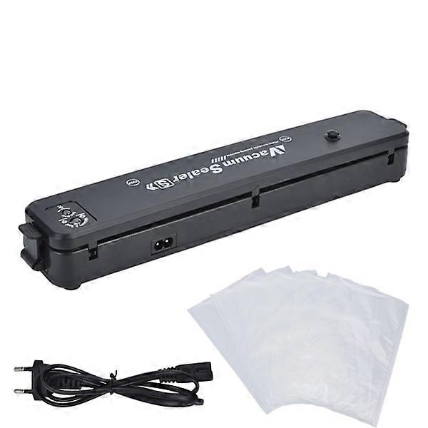 Vacuum Packing Machine 90W ‑60kPa Portable Automatic Compact Food Sealer with Safety Lock for Home EU Plug 100‑240V