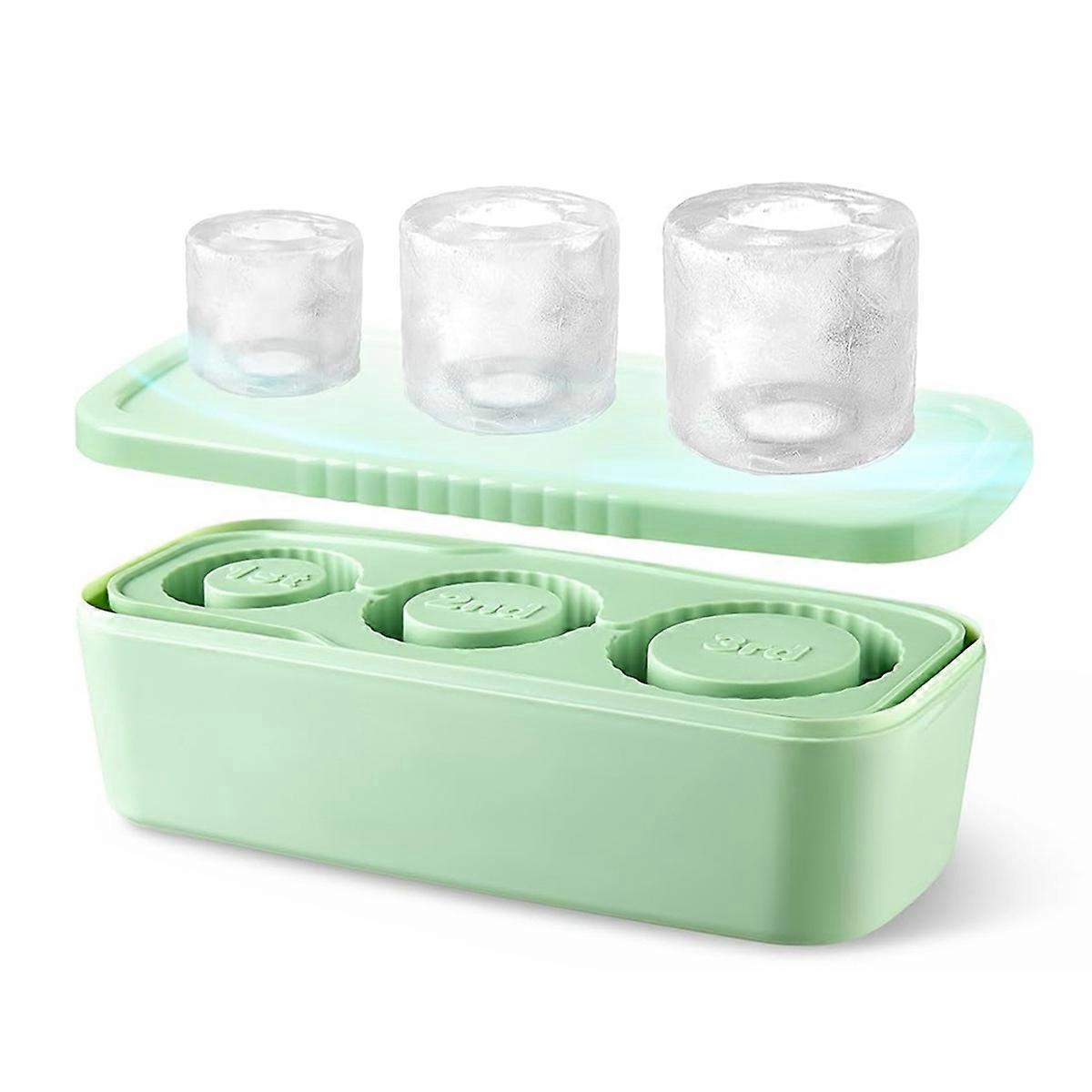 Mold for Cup, 3 Pcs Silicone Tray with Lid