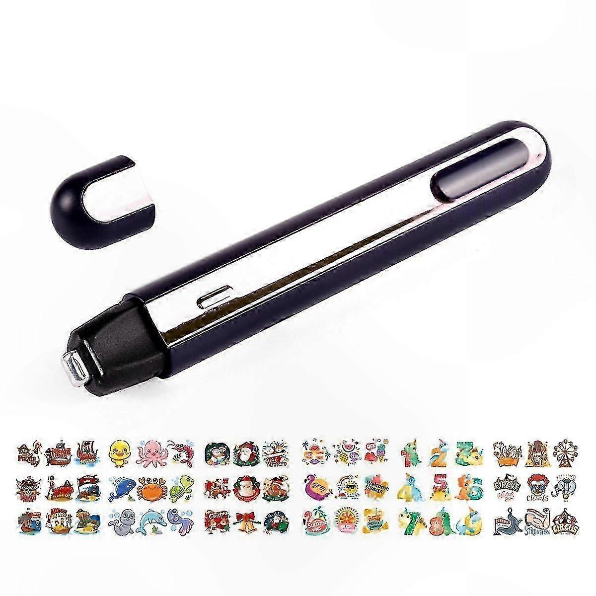 Portable Heat Press Tool with Rapid Heating, Cordless Design, Food Bag Sealer, Thermal Erase Function, White Color