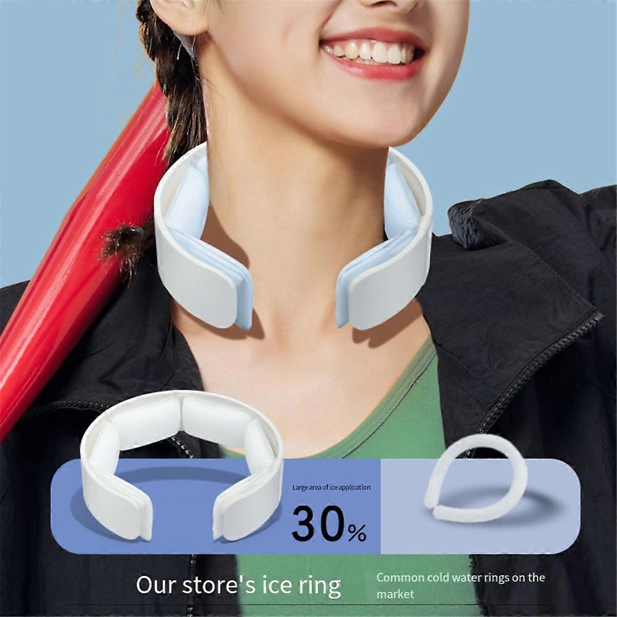 New Hanging Neck Cooling Relieving the Summer Heat Ice Patch Cold Circle Patch Large Ice Area Natur