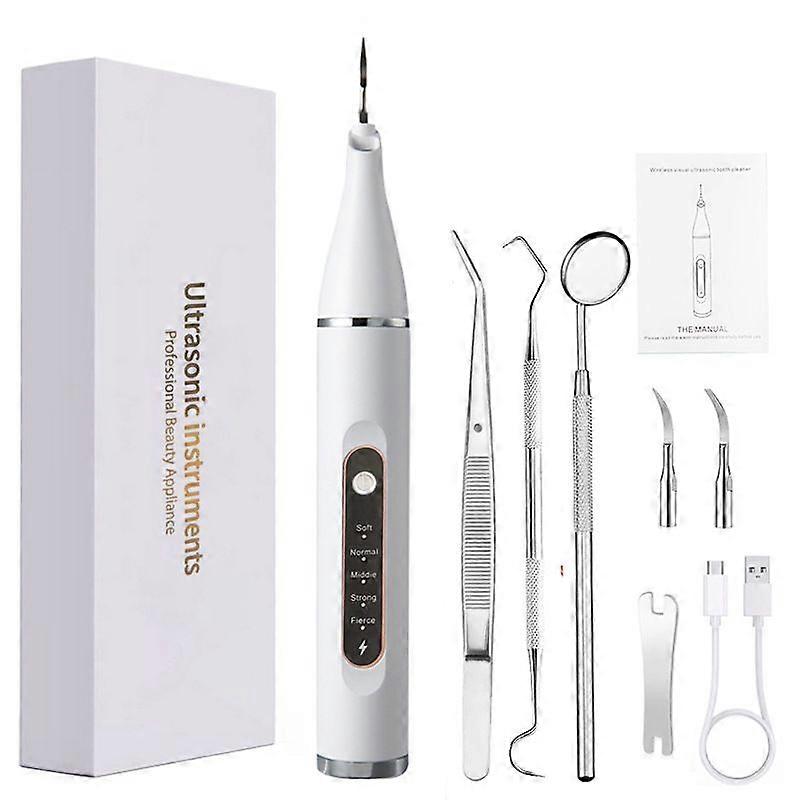 7-in-1 True Ultrasonic Toothbrush 5-speed LED Light USB Charging Household Toothbrush Electric Model