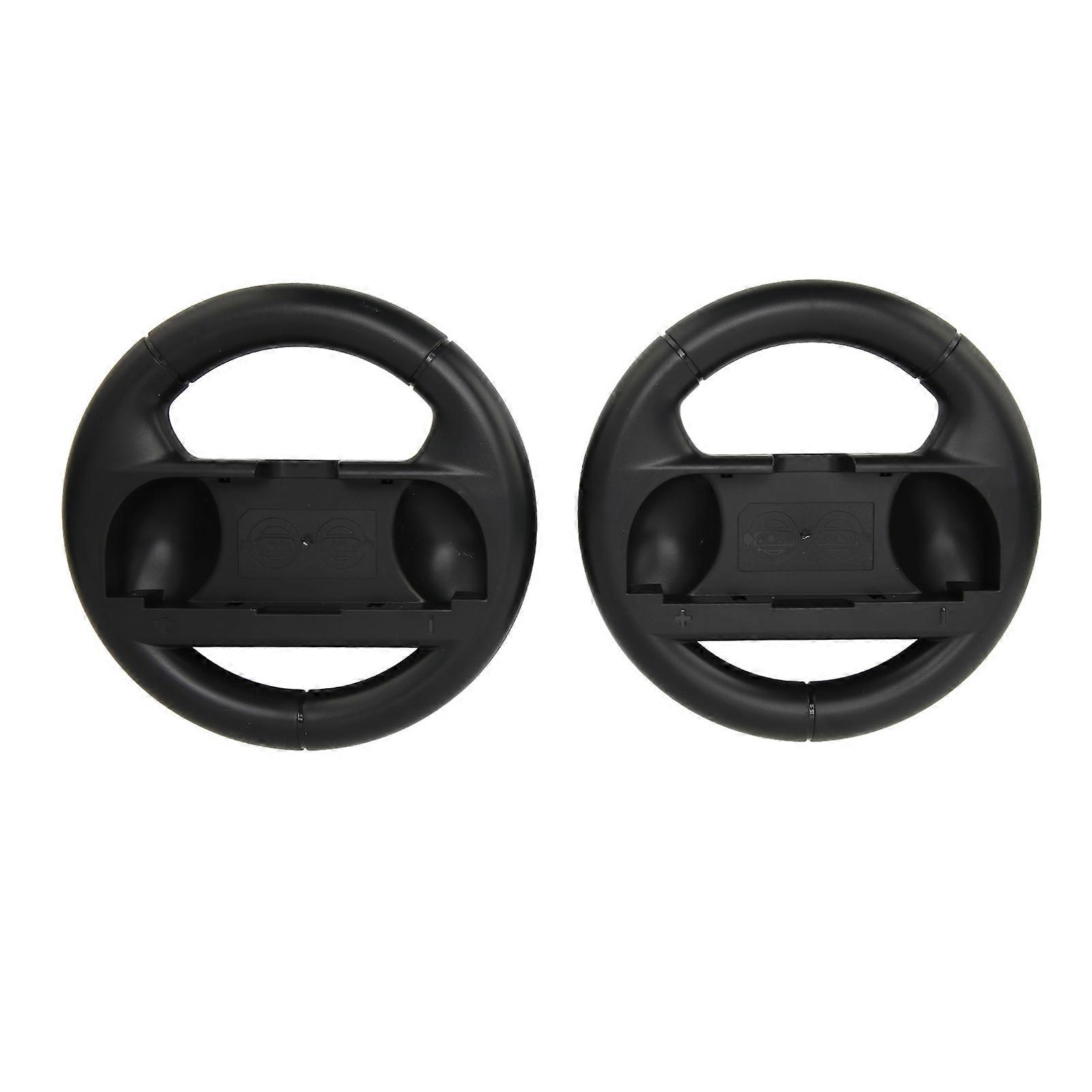 2pcs Black Steering Wheel Controller Kit for Switch - Enhance Your Racing Experience