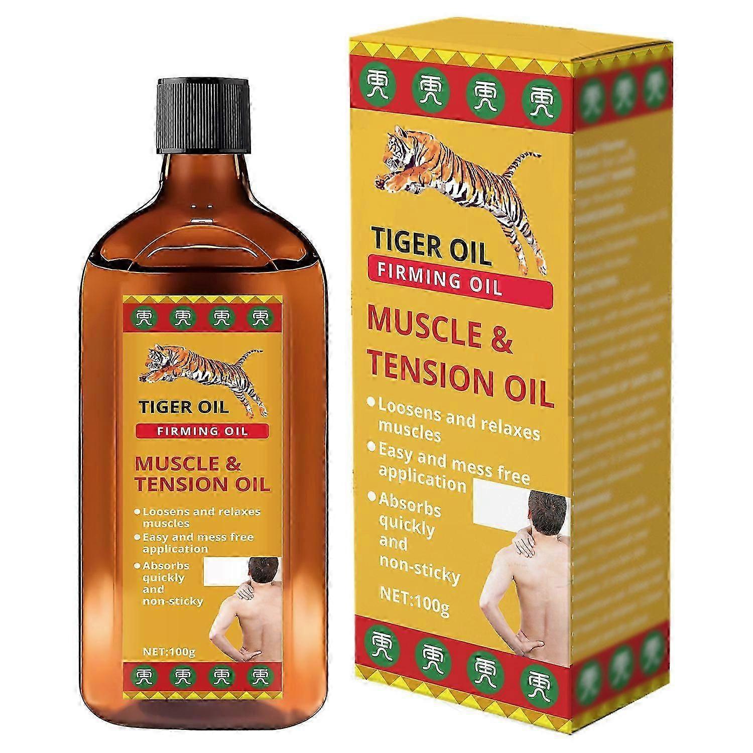 Medicinal Chinese Tiger Oil,Active For Muscle Relaxation, Chinese Massage Oil For Pain Relief For Injuries
