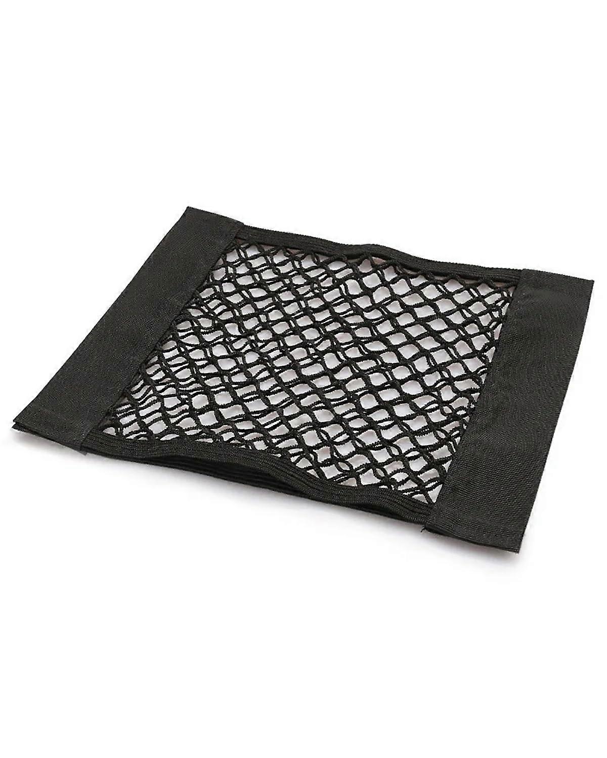 Storage Nets For Campervans Universal Car Seat Organizer Mesh Back And Rear Trunk Elastic String Net With Magic Sticker