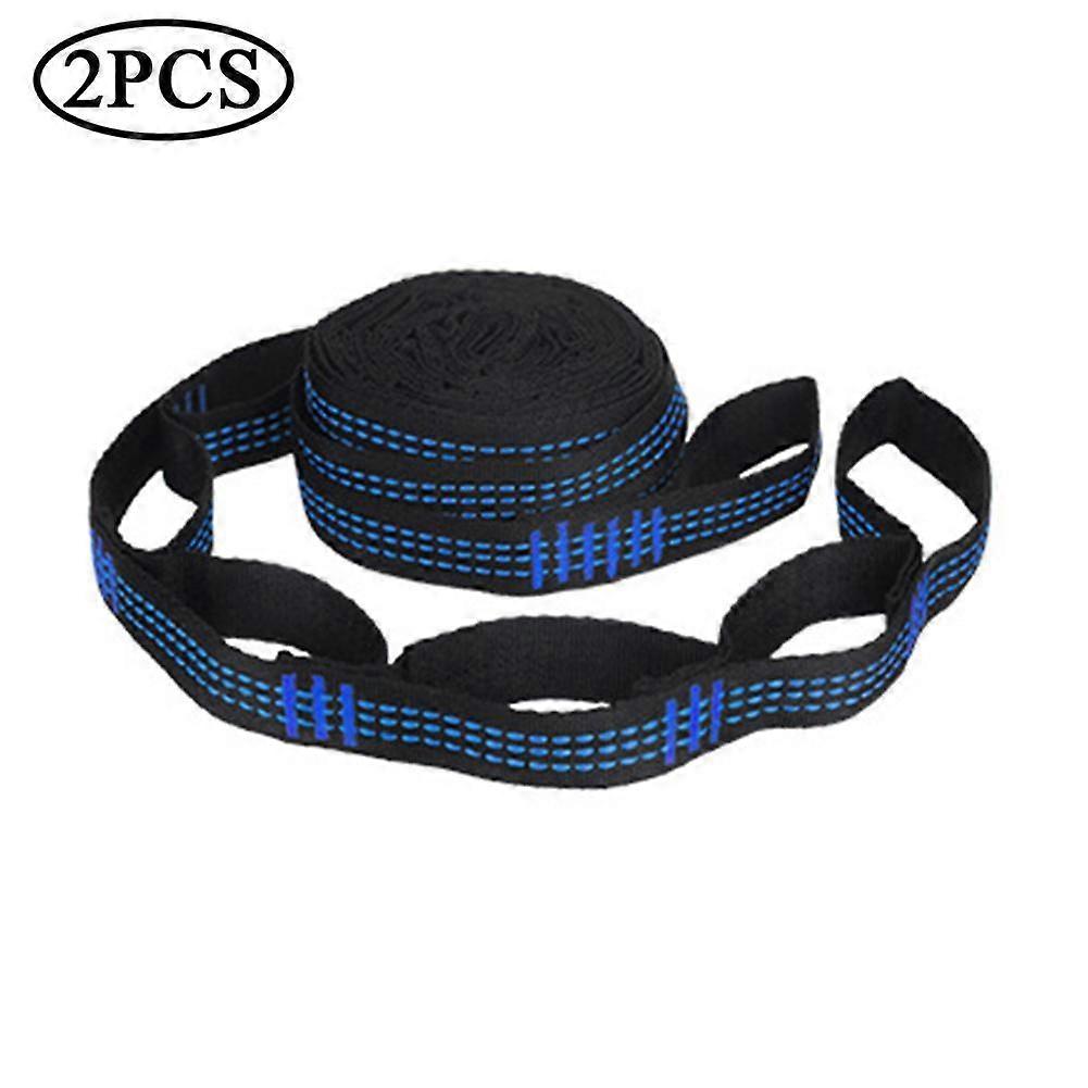 Adjustable Tree Hanging Hammock Straps Climbing Rope Hot Hammock Aer 2pcs Blue