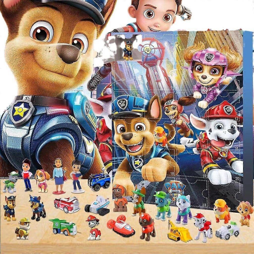 Χριστουγεννιάτικο Ημερολόγιο Advent Paw Toys Δώρο αντίστροφης μέτρησης 24 ημερών για παιδιά και ενήλικες