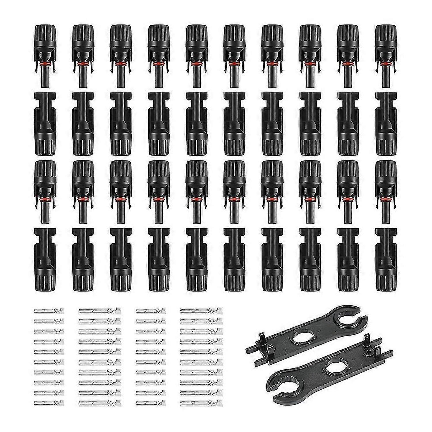20pairs Solar Panel Connectors