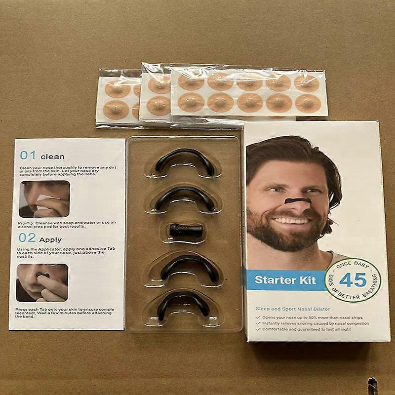 45-Day Anti-Snoring Device C6 Nasal Breathing Dilators Starter Kit