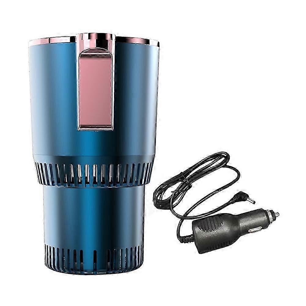 2 in 1 Smart Car Cup Warmer & Cooler Auto Mug with Cooling and Heating Functions Insulation Drink Cooler for Tumblers B hwy