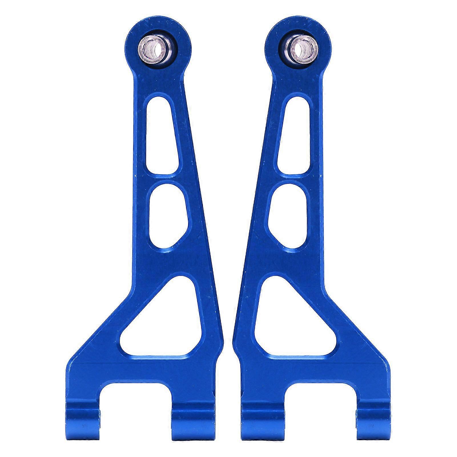 2Pcs RC Car Front Upper Arm Aluminum Alloy Spare Part for MJX 1/16 Remote Control Model 16208 16207 16210 Blue