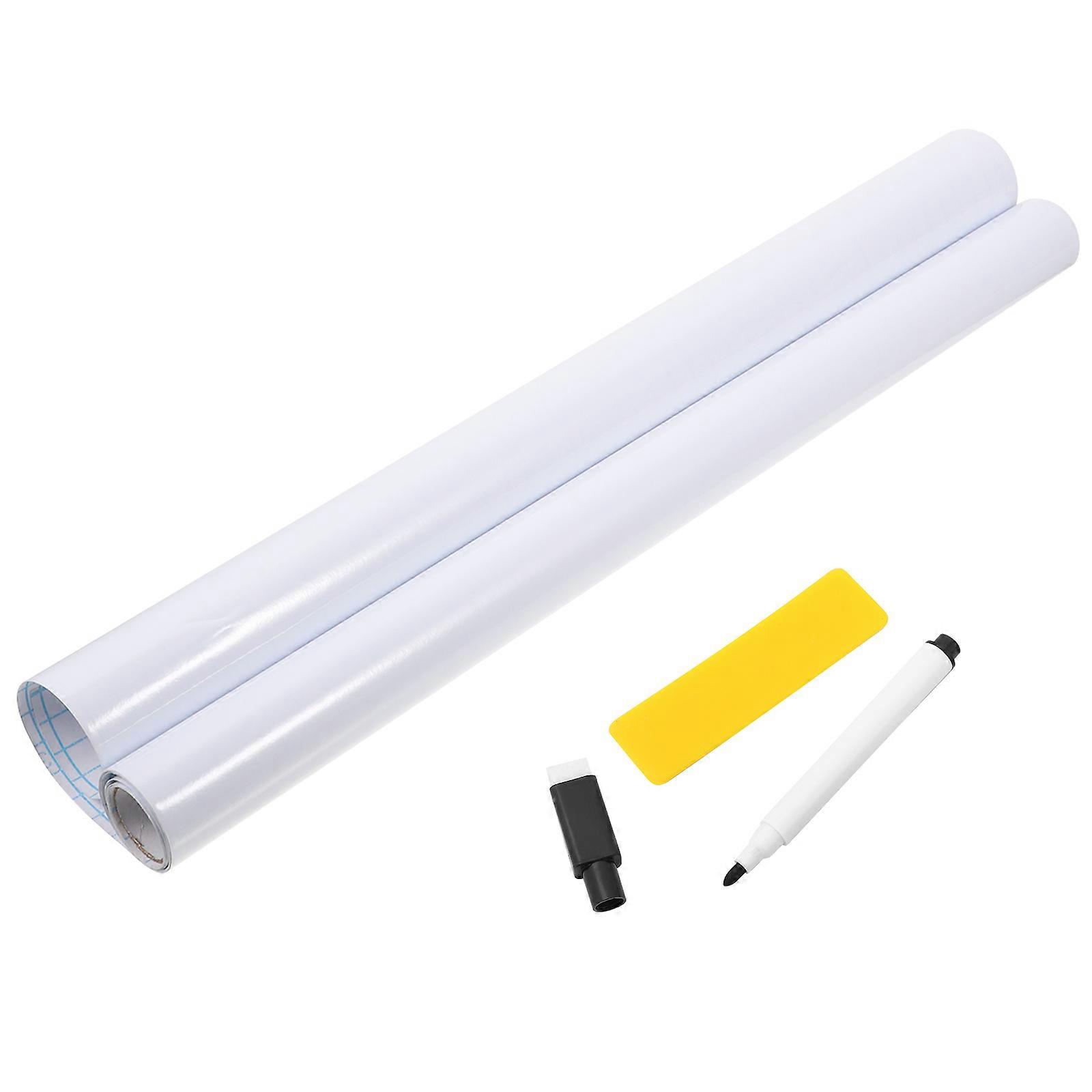 Whiteboard Sticker Dry Erase Board for Wall Use 1Set