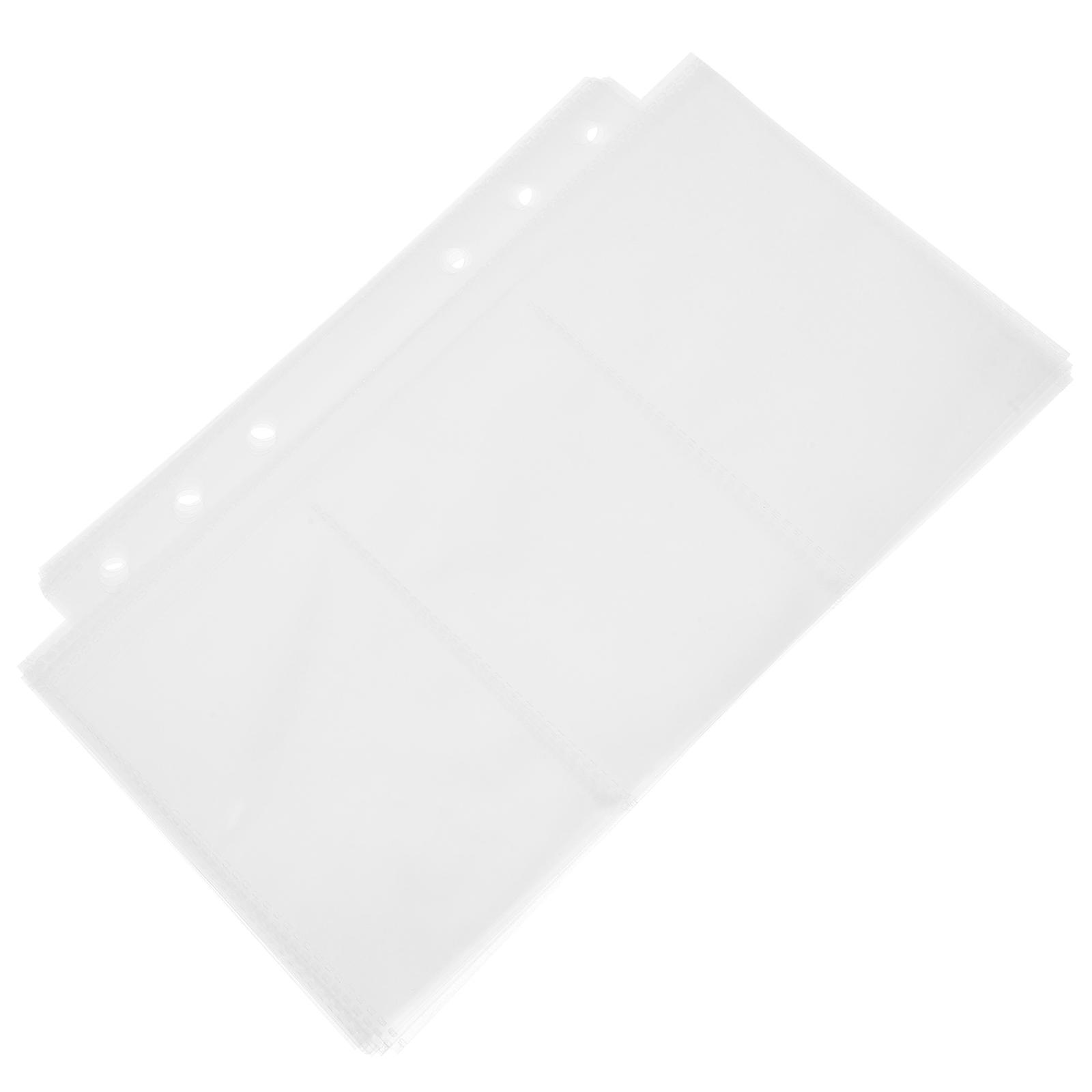 Scrapbook Binder Protector Transparent PVC Pages for 5 Books Scrapbooking