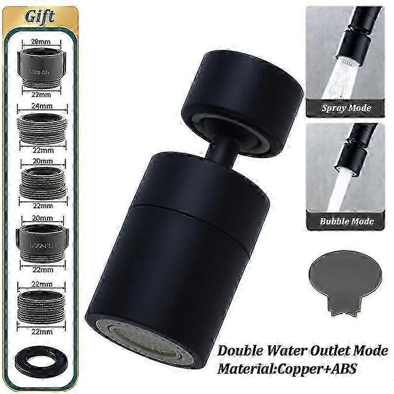 720universal Kitchen Faucet Anti-splash Aerator Bathroom Tap Rotatable Faucet Sprayer Saving Water Tap Nozzle Extender