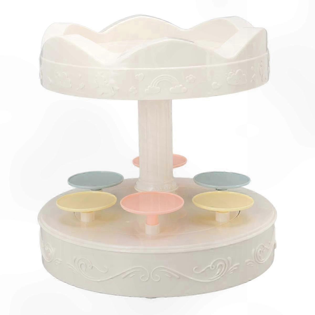 Cupcake and Macaron Display with Rotating Stand and Sushi Conveyor