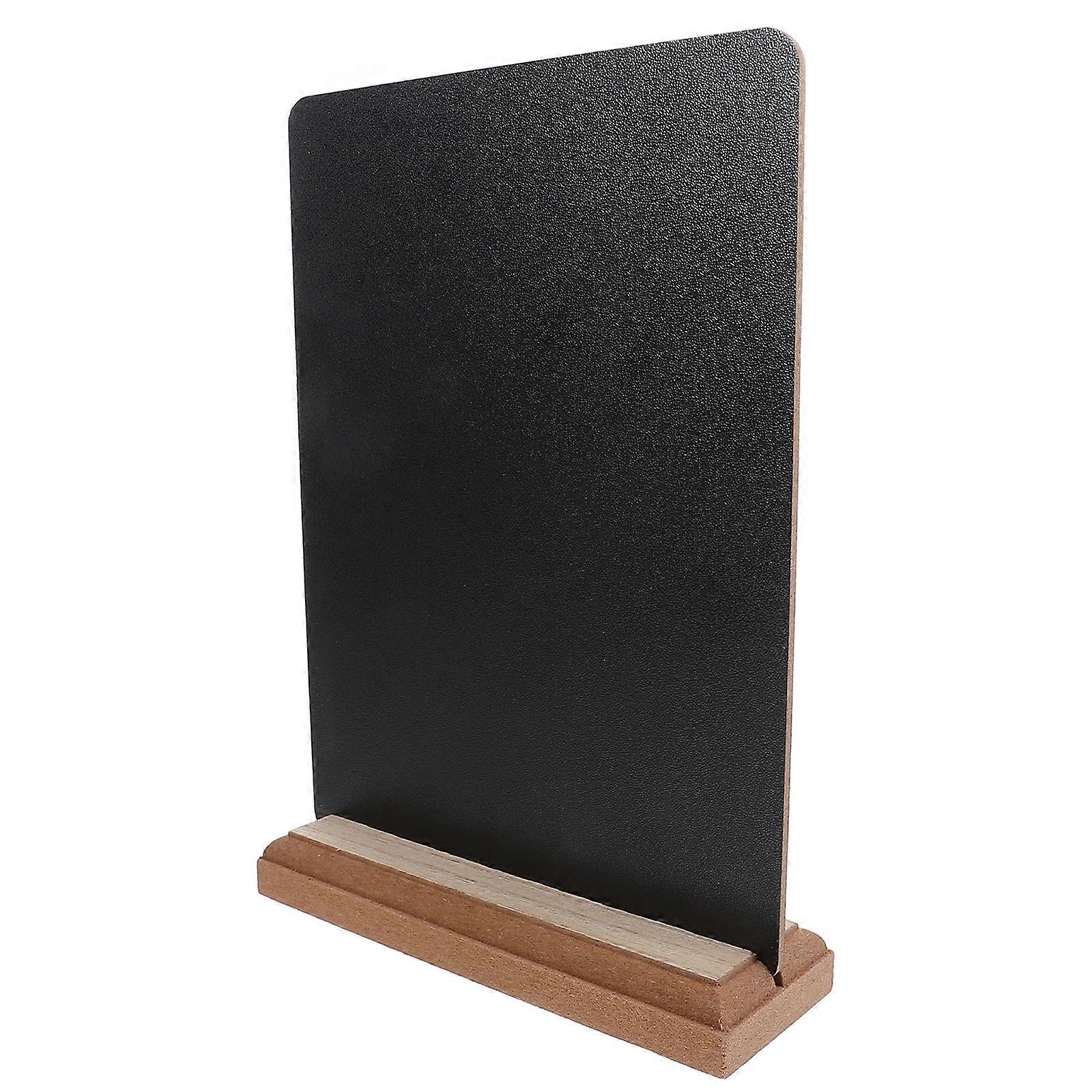 Mini Chalkboard Signs Wooden Board for Message Writing 6Pcs